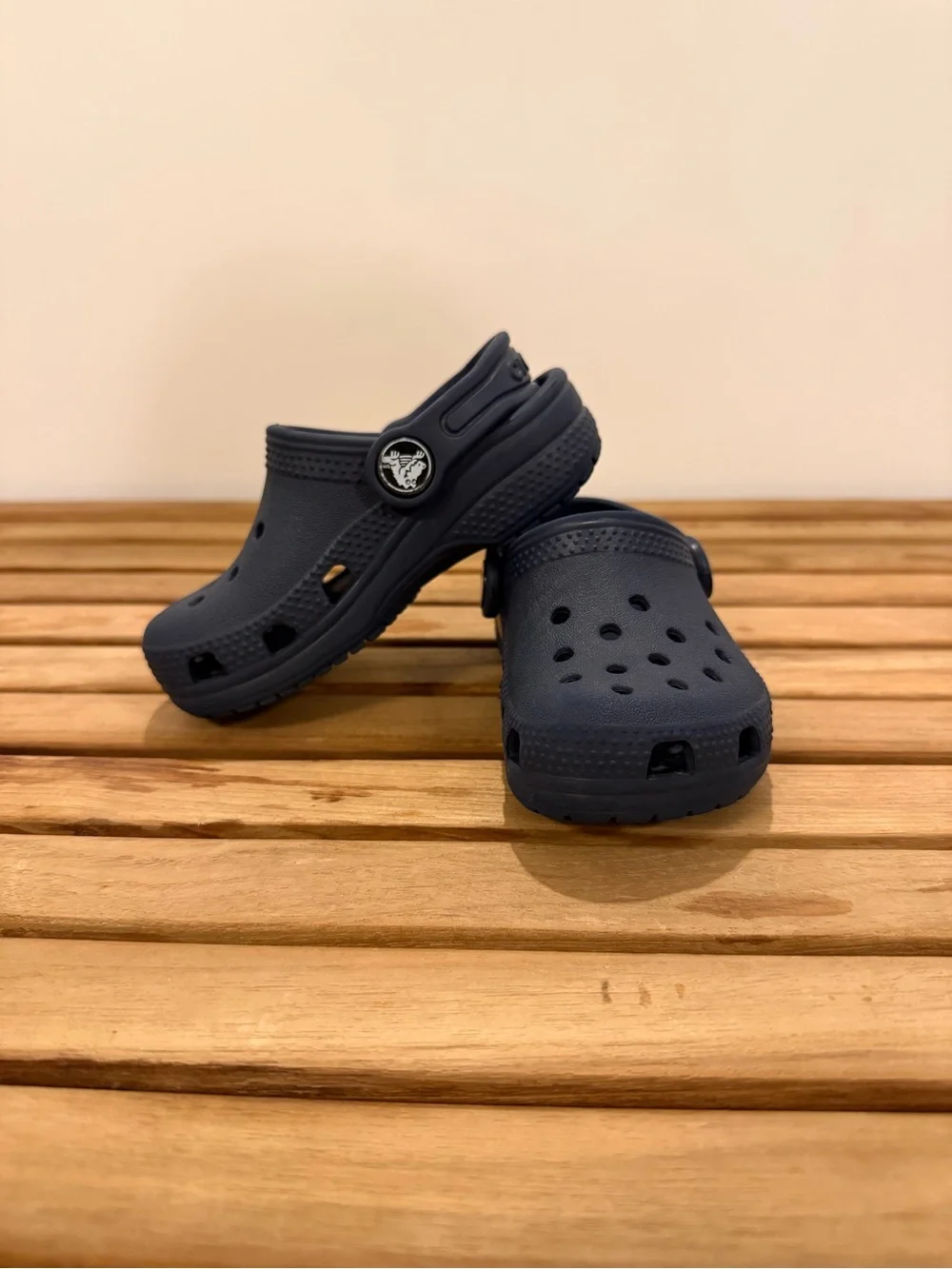Crocs Infant & Toddler Navy Blue Classic Clogs